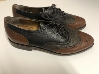 Vintage Nike Zoom Air Leather Wingtip Golf Shoes Rare Size 10 M Made In Italy