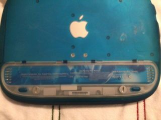 RARE Vintage Apple iBook G3 M2453 Clamshell PowerPC Blue Blueberry 6