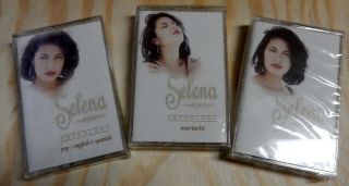 Selena Quintanilla Anthology Cassette Tape Complete Set Of 3 Rare Oop