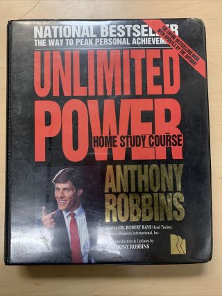 Unlimited Power Anthony Robbins Home Study Course - Rare No - Longer - Available