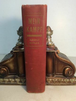 Mein Kampf Adolf Hitler Fully Annotated 1939 First Edition Rare Pre - War Issue