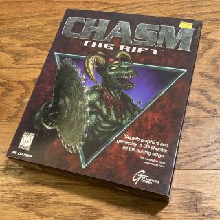 Chasm The Rift Pc Game 1997 Cd - Rom Rare