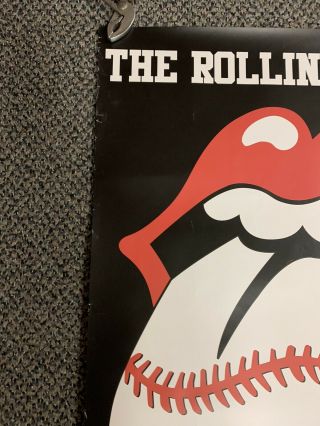 2005 Tour The Rolling Stones Baseball Parks Poster rare Tongue & Lips 2