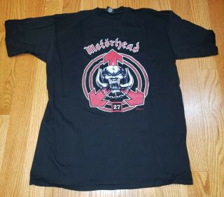 Motorhead Mega Rare Official 2002 27th Anniversary T - Shirt Xl Worn Once?