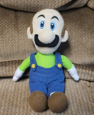 Very Rare 2003 Luigi Mario Party 5 Nintendo Sanei Hudson Soft Plush Doll