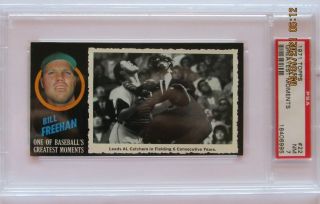 1971 Topps Greatest Moments 22 Bill Freehan Graded Psa 7 Nm Tough Rare