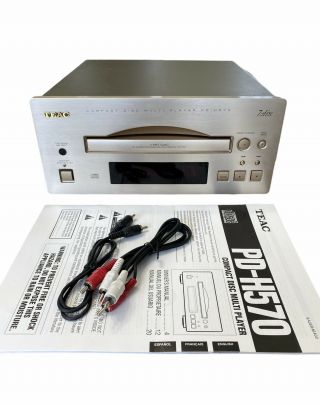 Vintage Teac Pd H570 7 Disc Cd Player Pd - H570 Multi Compact Disc Rare Vtg