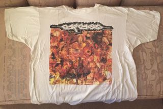 Vintage Rare Carcass Tour T Shirt Xl Bolt Thrower Napalm Death Obituary Slayer