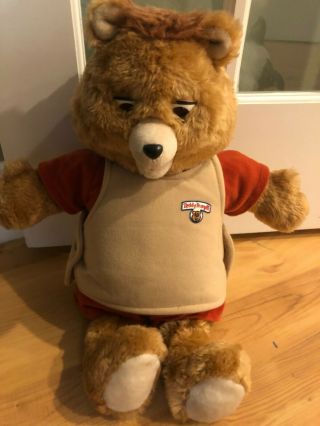 1984 - 1985 Vtg Teddy Ruxpin Doll Bear Fully Dressed Vintage Rare