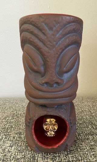 Munktiki Tiki Mug Rare Limited 22/25 Magnetic Gold Skull 2011
