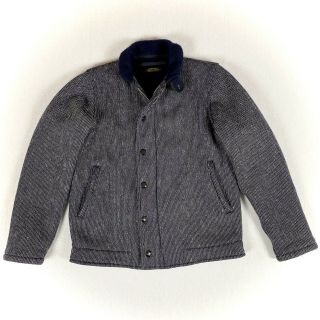 Rare Vintage Brown’s Beach Cloth Jacket Usn N1 Deck Style Work Wear Japan 40 M