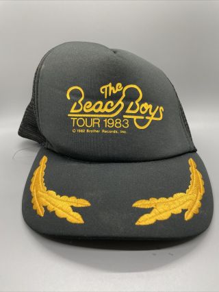 The Beach Boys Tour 1983 Rare Vintage Hat Ball Cap