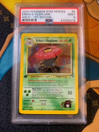 Pokemon Card: 1st Edition Erika 