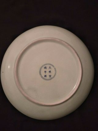 Extremly Rare Antique Chinese Porcelain Ming Dynasty Xuand Dish Plate