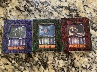 Aliens Predator Ccg Collectible Card Game Rare 3 Starter Packs Mc