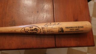 Roy Campanella,  Six Other Dodgers Autographed Louisville Slugger,  Rare,  Unique