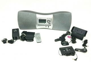 Delphi Skyfi Xm Satellite Radio Boombox Sa10001 Rare With Car Kit -