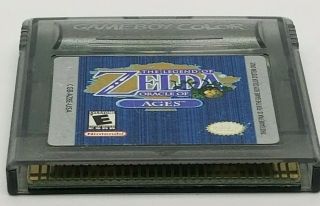Legend Of Zelda: Oracle Of Ages (nintendo Game Boy Color,  2001) Rare Gbc,  Must