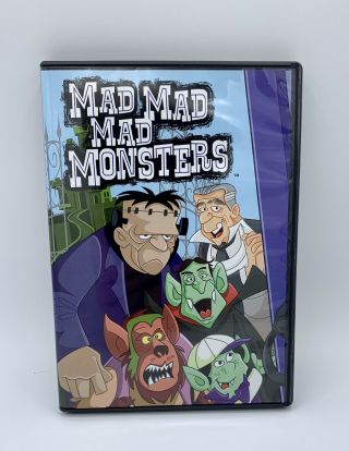 Mad Mad Mad Monsters (dvd,  2011,  Classic 1972 Rankin/ Bass Cartoon) Oop Rare