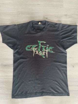 Vintage Celtic Frost T - Shirt Vtg Rare 80s Metal Tour Shirt