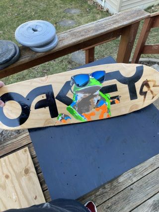 Oakley Skateboard Grail Rare Display One Of A Kind