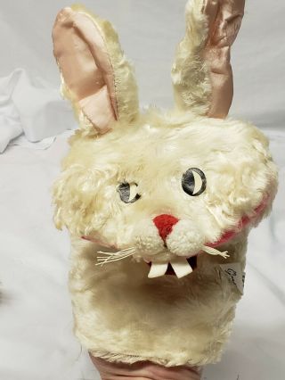 Rare 1958 Jerry Lewis Harry Hare Gund Hand Puppet Rabbit Bunny Wow 1 Of A Kind
