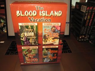 The Blood Island Vacation (dvd,  2004,  4 - Disc Set) Rare