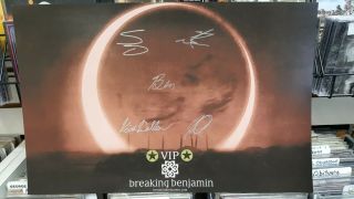 Breaking Benjamin - Rare: Dark Before Dawn - " Autographed " 11x17 Poster -