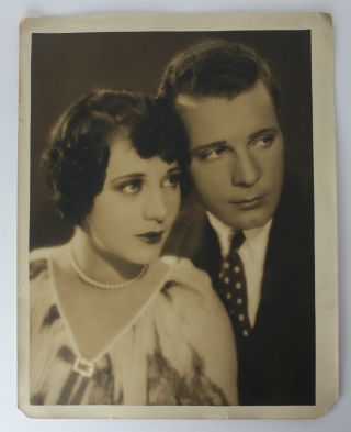 Rare James Murray & Marceline Day,  Promotional Photograph,  " The Big City " 11x14