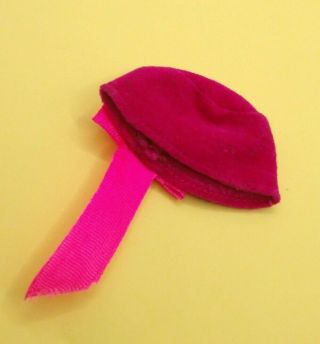 Vintage Barbie Japanese Exclusive 2618 21002618 Magenta Rose Velvet Hat RARE 2