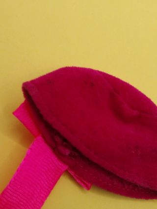 Vintage Barbie Japanese Exclusive 2618 21002618 Magenta Rose Velvet Hat RARE 3