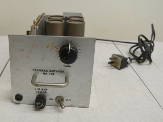 Vintage Rare Rca Ba - 33b Transistor Program Amplifier
