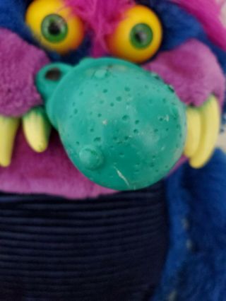 RARE Vintage 1986 My Pet Monster With Handcuffs 80s Plush 24 