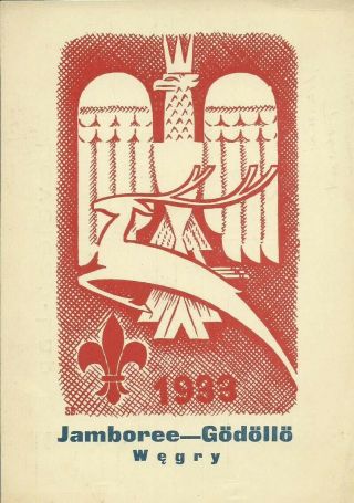 1933 Boy Scout World Jamboree Polish Contingent Postcard - Rare