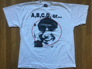 Rare 80s Ted Bundy Shirt Vtg Abcd All Of The Above Serial Killer Tee T Screen Xl