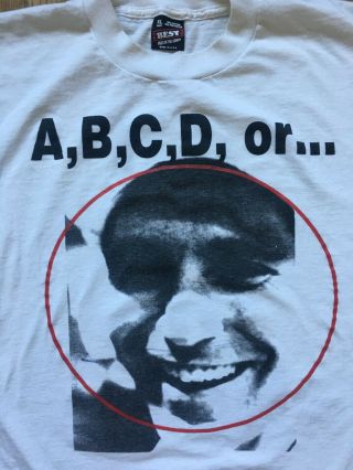RARE 80s TED BUNDY SHIRT vtg ABCD All of the Above serial killer tee t screen XL 3