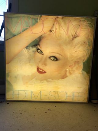 Madonna 1994 Bedtime Stories Rare Dura Tran Lightbox Poster Promo
