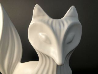 Jonathan Adler Large Menagerie White Fox Discontinued Rare 10” Collector’s Piece 2
