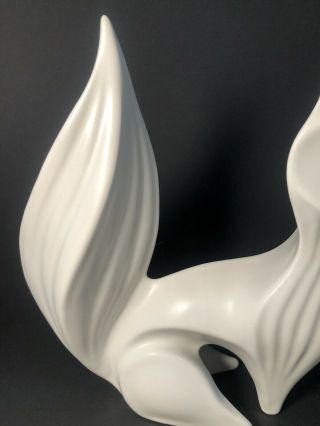 Jonathan Adler Large Menagerie White Fox Discontinued Rare 10” Collector’s Piece 3
