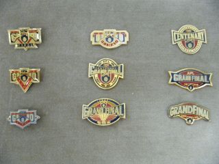 Rare Vintage Afl Commemorative Grand Final Pins 1992 - 1999 Incl Centenary Pin
