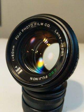 Near - Rare - Fuji Ebc Fujinon 50mm F/1.  4 Mf Lens M42 Mount
