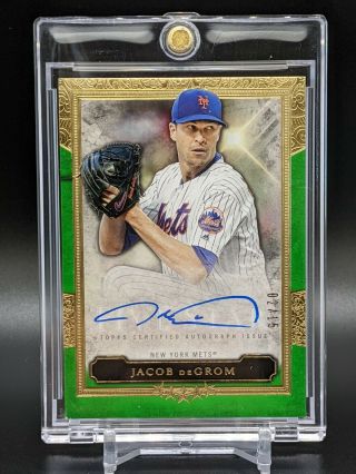 2020 Topps Five Star - Jacob Degrom - Green On Card Auto /15 - Mets Rare
