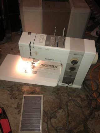 Bernina Record 930 Sewing Machine Powers On Rare Read Switzerland Pro Hard Case