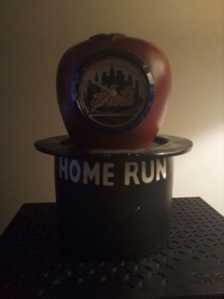 York Mets Home Run Apple Shea Stadium Clock Rare