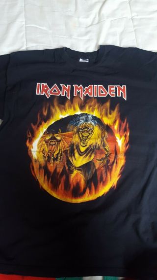 Iron Maiden Official Tour T Shirt Rare Brixton Academy 24th June 2007 Clive Burr
