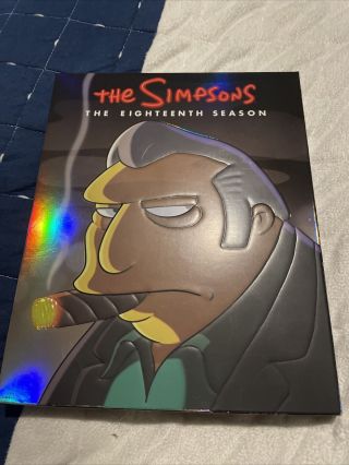 The Simpsons: The Complete Season 18 (dvd,  2017,  4 - Disc Set) Rare Watched Once