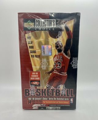 97 - 98 Upper Deck Collectors Choice Nba Series 1 Michael Jordan Box Rare