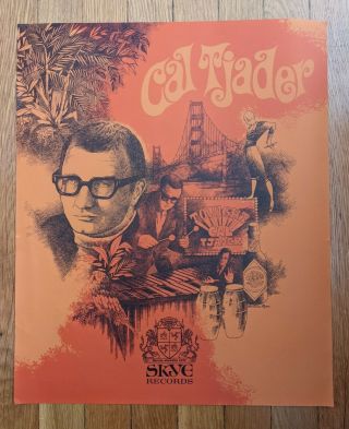 Crazy Rare Vintage 1968 Skye Promo Poster For Cal Tjader