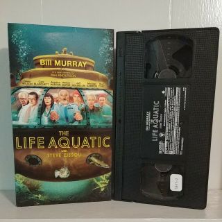The Life Aquatic With Steve Zissou Wes Anderson Rare Vhs 2005 Very Good