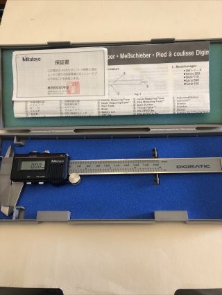 Mitutoyo Digital Caliper 500 - 351 Rare Digimatic Model Inch/metric 6”